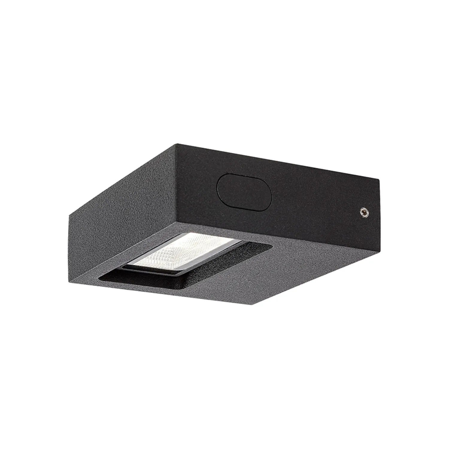 Kinkiet zewnętrzny Ganges LED 7W Neutralna biel 575lm czarny mat wym:11x12x3,5cm IP65 Rabalux