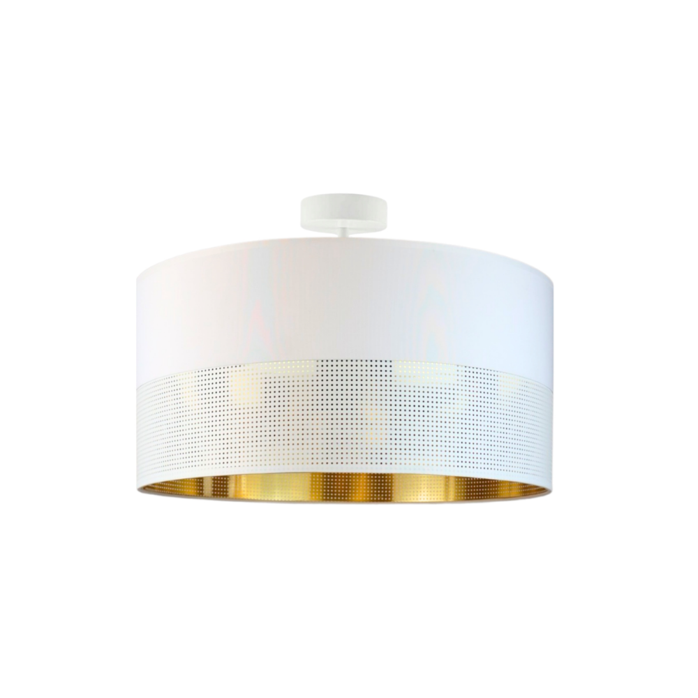 Lampa sufitowa żyrandol plafon z abażurem walec 40 cm BLUES