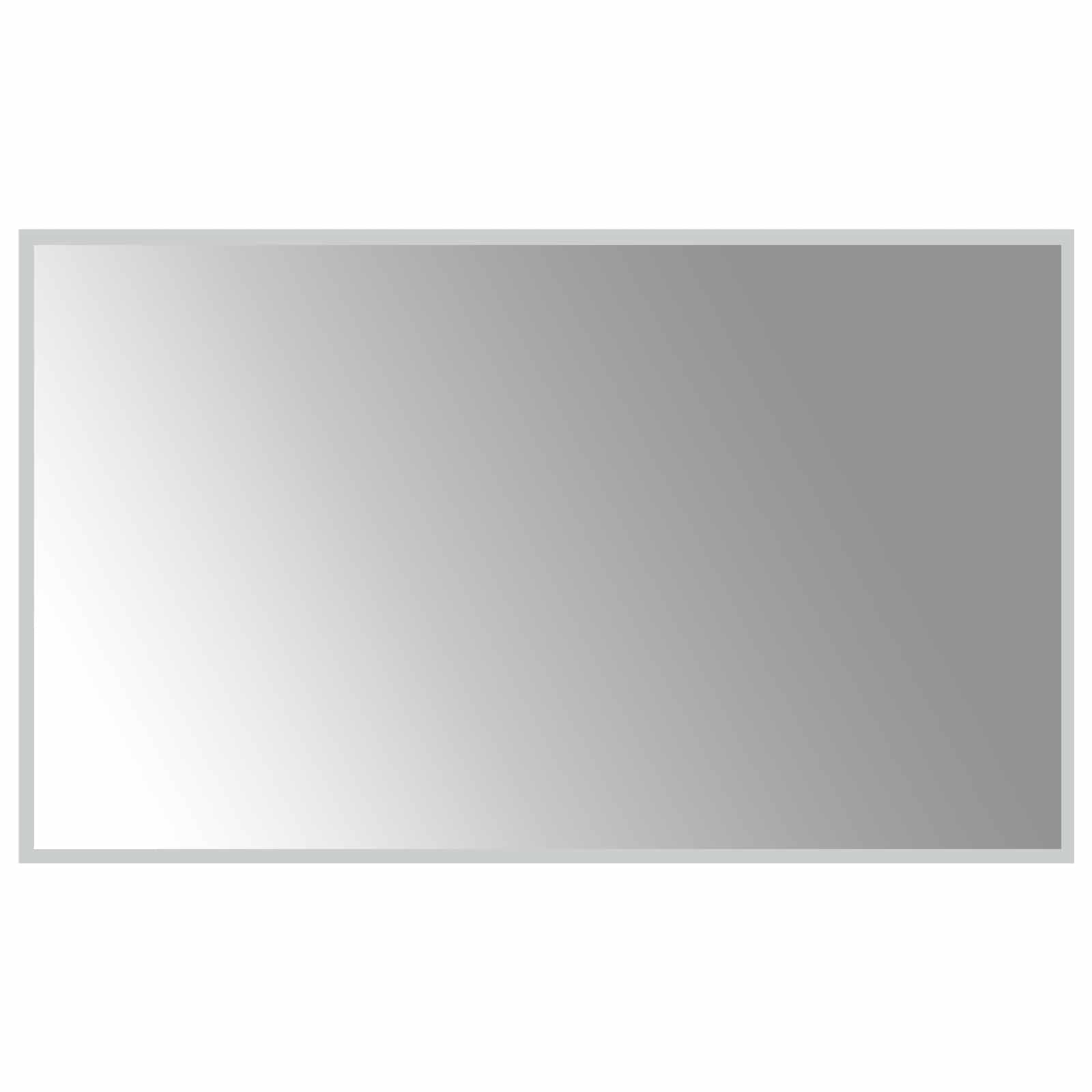 Lustro Łazienkowe Ścienne 100x60cm z LED ze Szkła Hartowanego Przezroczyste