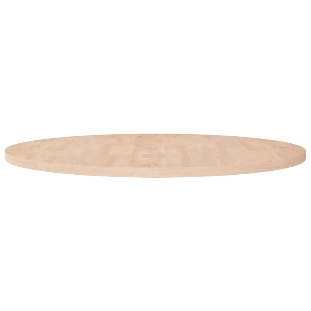 vidaXL Okrągły blat do stolika, Ø90x2,5 cm, surowe drewno dębowe