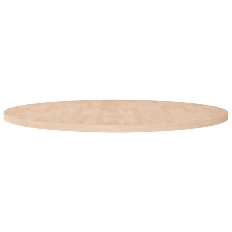 vidaXL Okrągły blat do stolika, Ø90x2,5 cm, surowe drewno dębowe