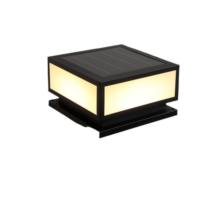 Lampa solarna zewnętrzna, nowoczesna lampa solarna, lampa na płot, lampa dachowa na tarasy zewnętrzne