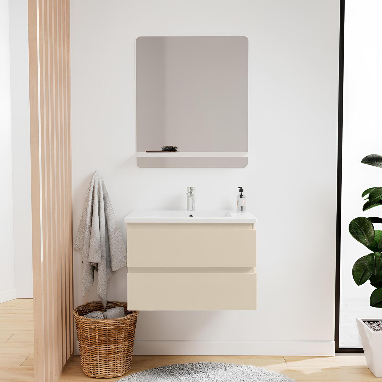 Zestaw SORRENTO pod umywalkę 60 cm + bateria + lustro