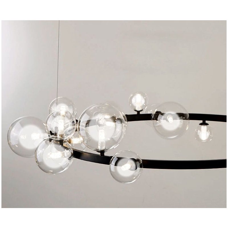 Lampa Sufitowa Wisząca Toolight App906-15Cp Czarny