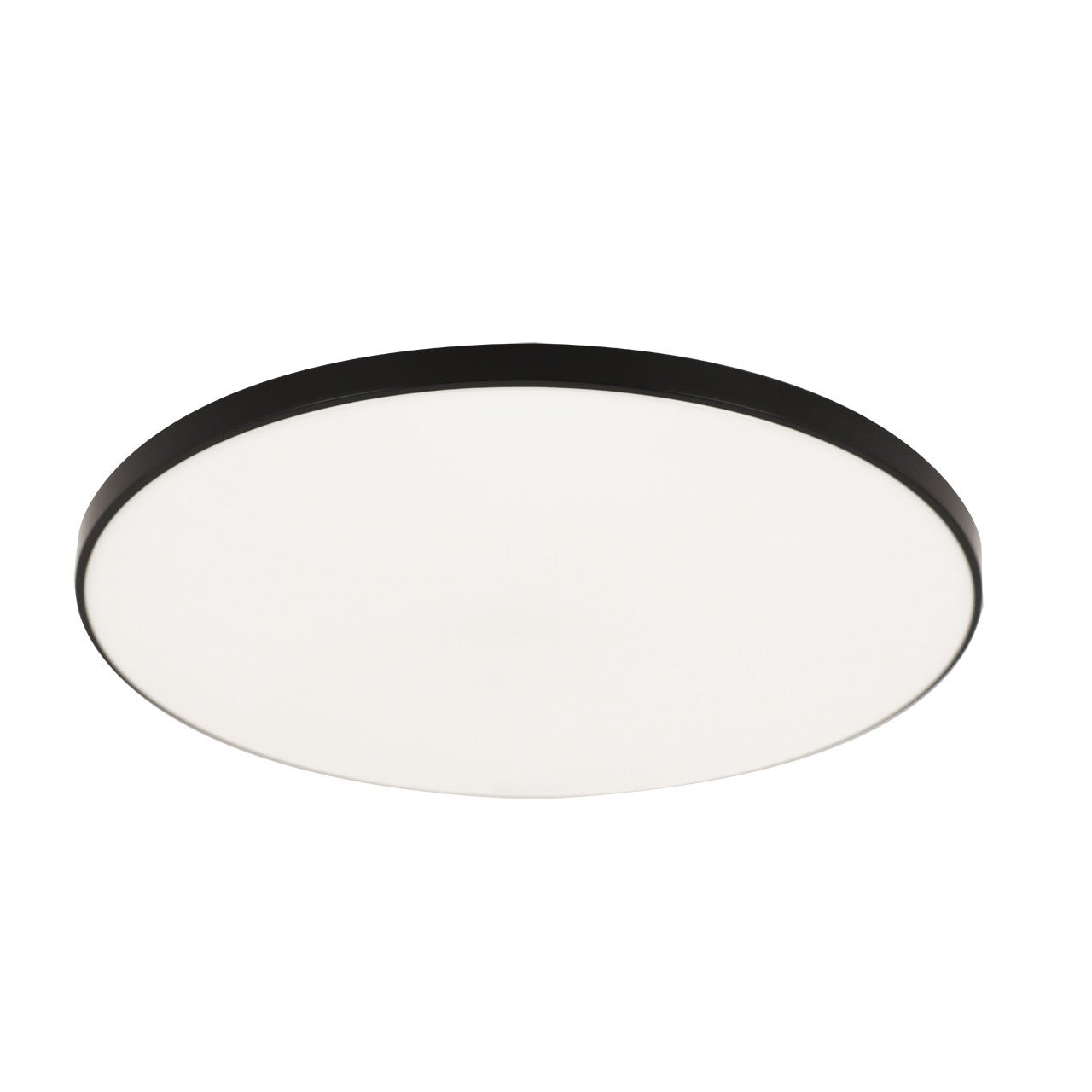 Plafon Dowbor okrągły czarno-biały LED 24W 4000K 1840lm wym: 5,5 x 37 cm IP44 tworzywo sztuczne Struhm