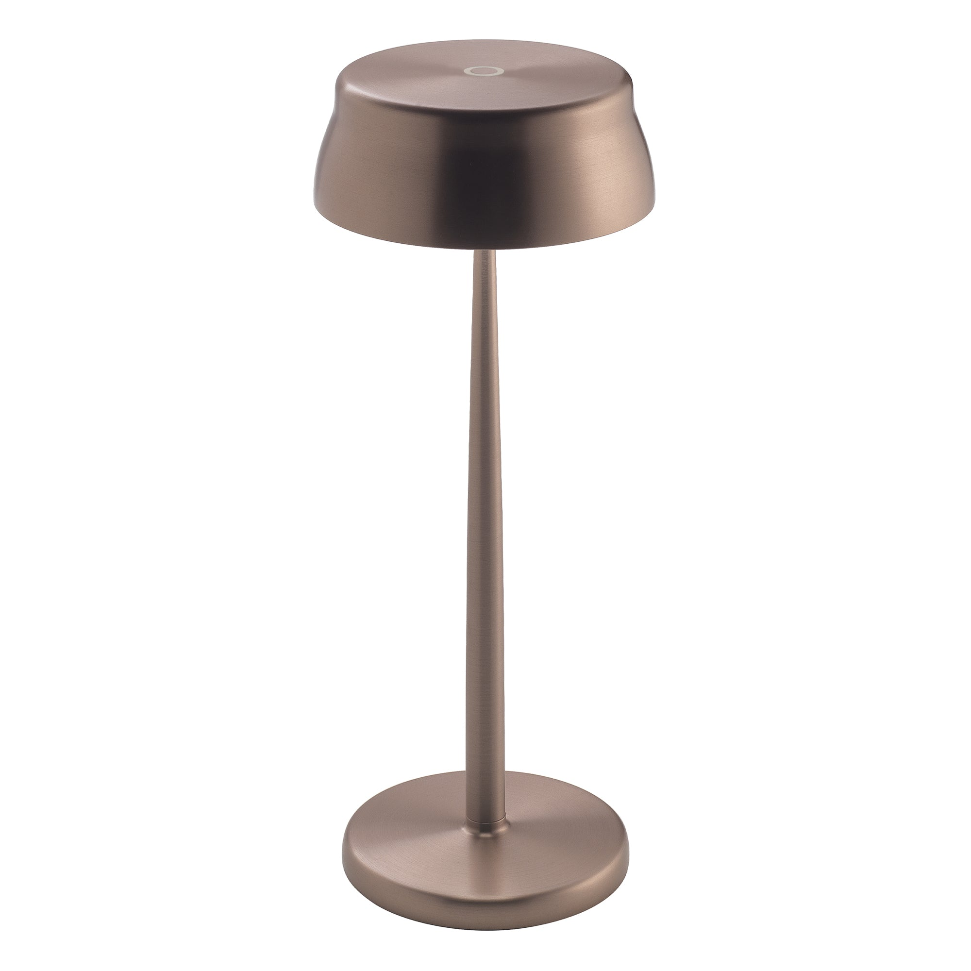 Lampa stołowa LED Zafferano SISTER LIGHT Wi-Fi Smart, miedź, ładowalna i ściemnialna