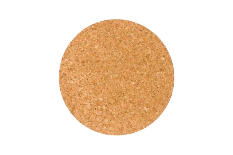 Podkładka korkowa okrągła pod kubek szklankę 95 mm grubość 4 mm komplet 6 sztuk
