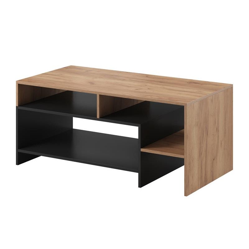 Stolik Kawowy VENTO – Dąb Craft Złoty i Antracyt, Nowoczesny Design