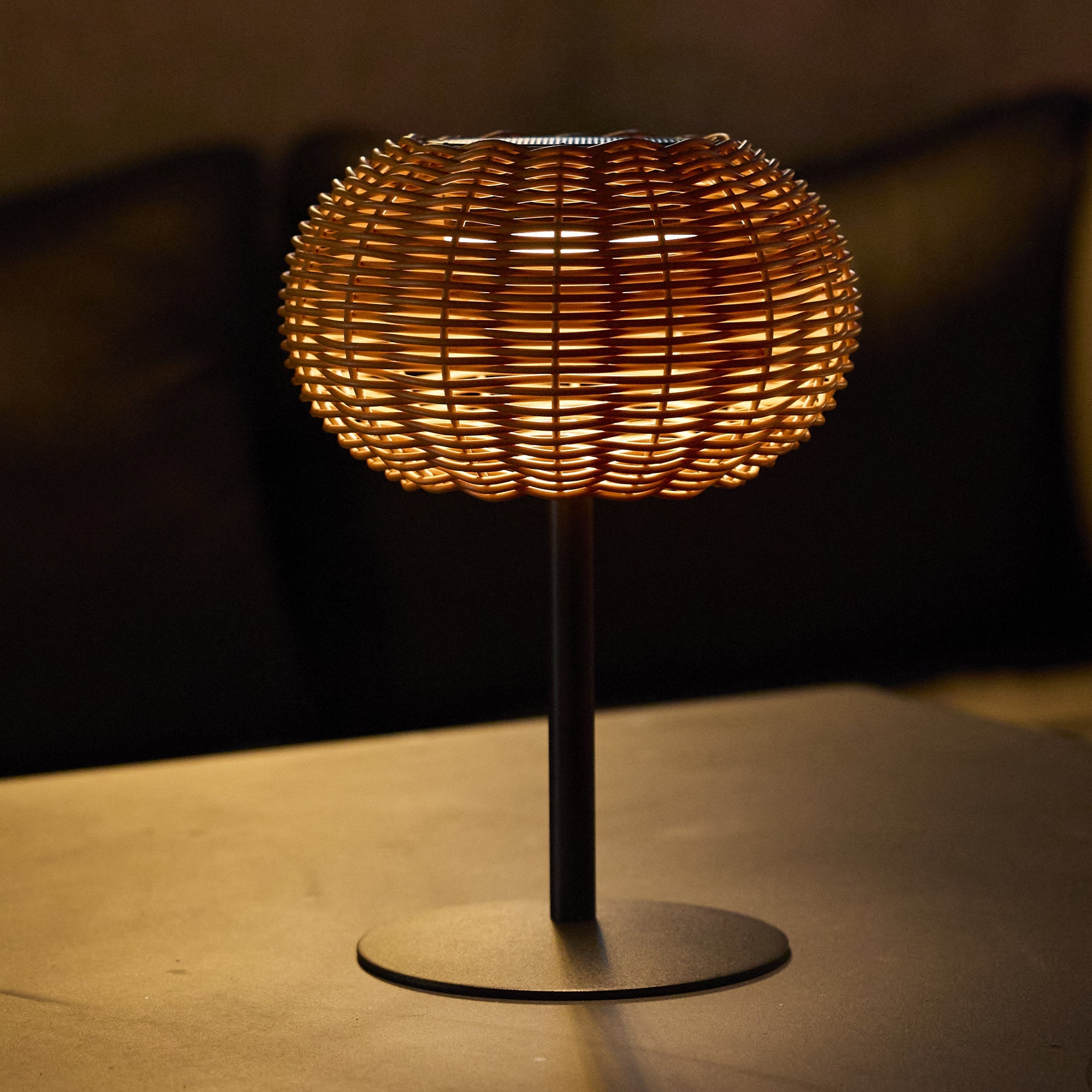 Lampa stołowa solarna SAMIRA H25CM