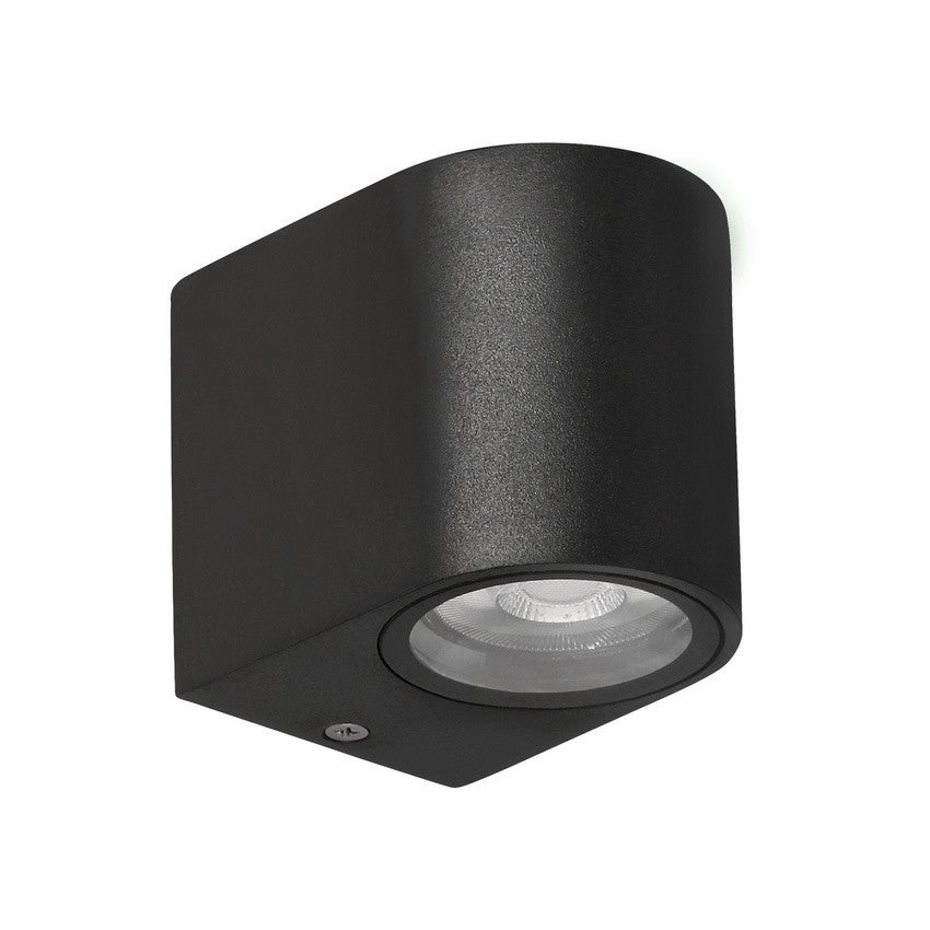Kinkiet zewnętrzny Lobelia czarny 1xGU10x35W wym:8x9x6,5cm IP44 Candellux