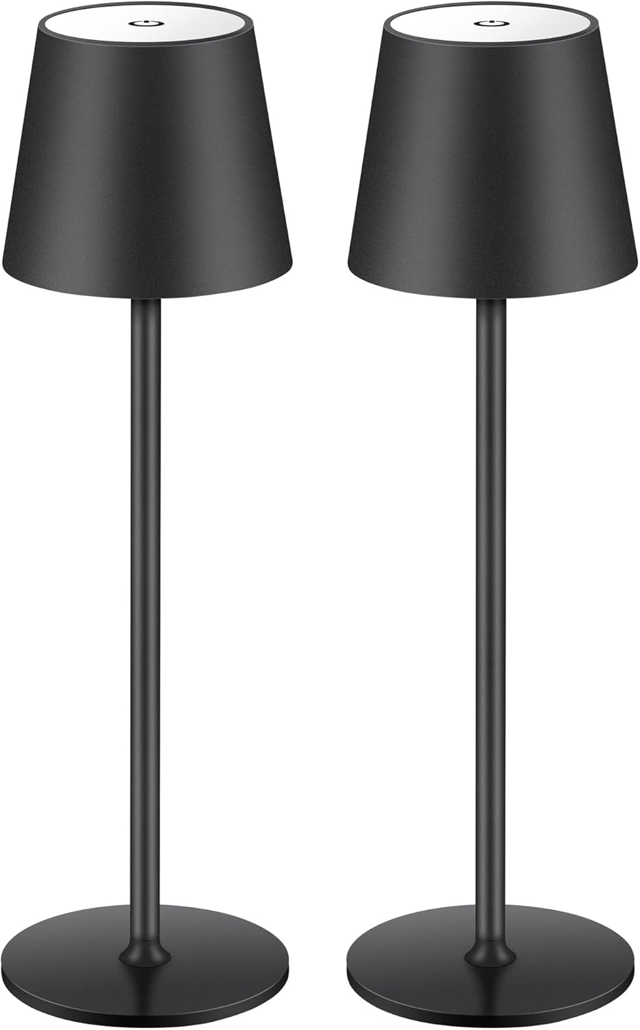 SZT Ściemnialna lampa stołowa LED na baterie bezprzewodowa lampa stołowa dotykowa z USB metalowa lampka biurkowa LED akumulatorem użytku zewnętrznego