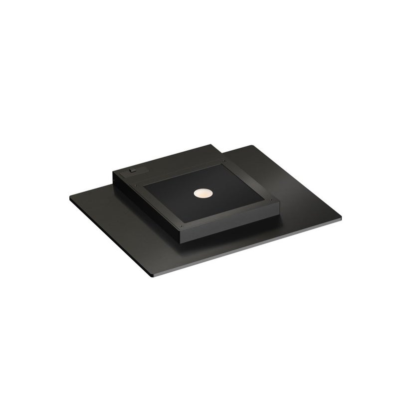 Płaska lampa ścienna zewnętrzna LED 35W biało-czarna 1400 Lm CCT - czarna