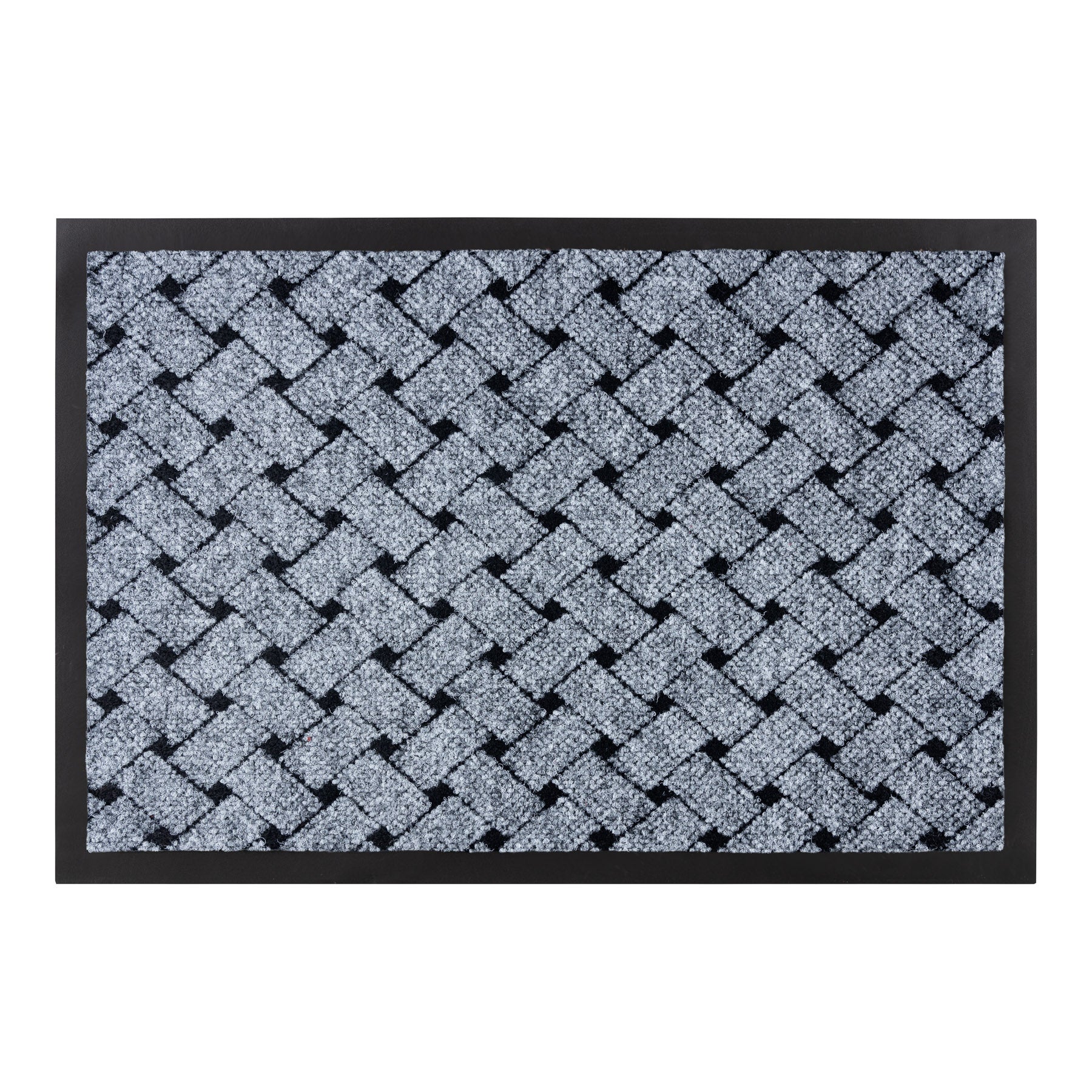 Wycieraczka antypoślizgowa VECTRA 0902 zewnętrzna, wewnętrzna, na gumie - jasny szary 40x60 cm