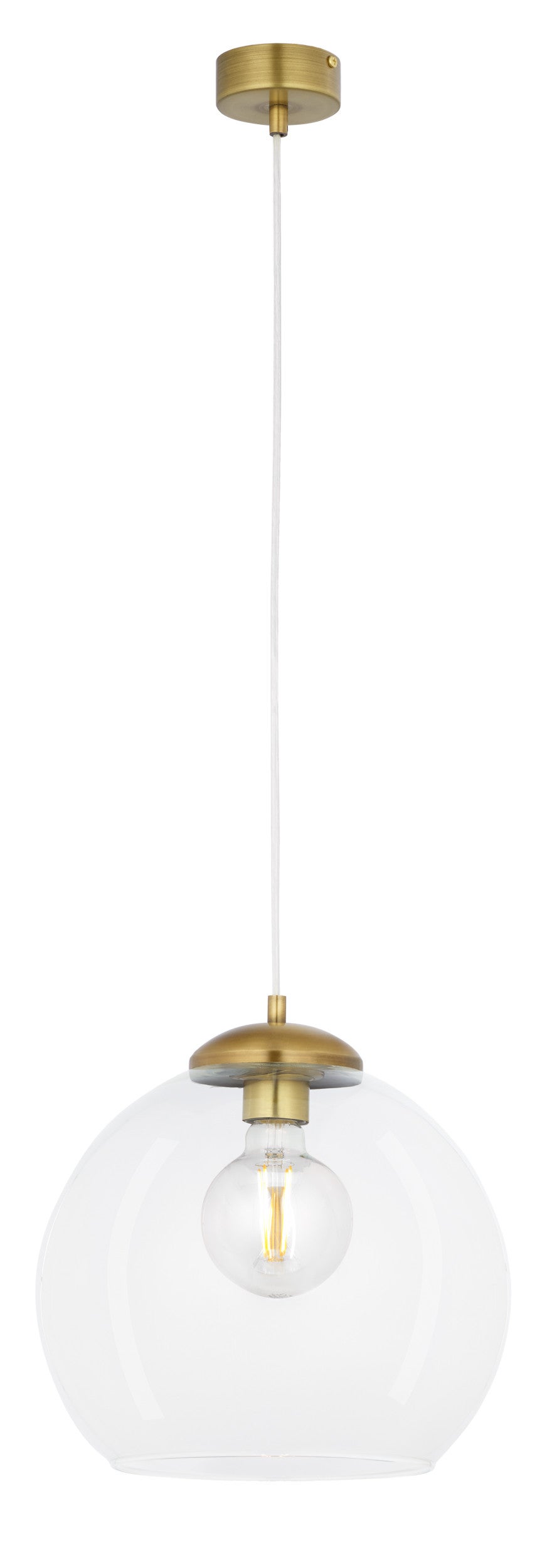 Lampa wisząca ASTI szkło JUPITER patyna E27 80x29x29 cm 1 szt.