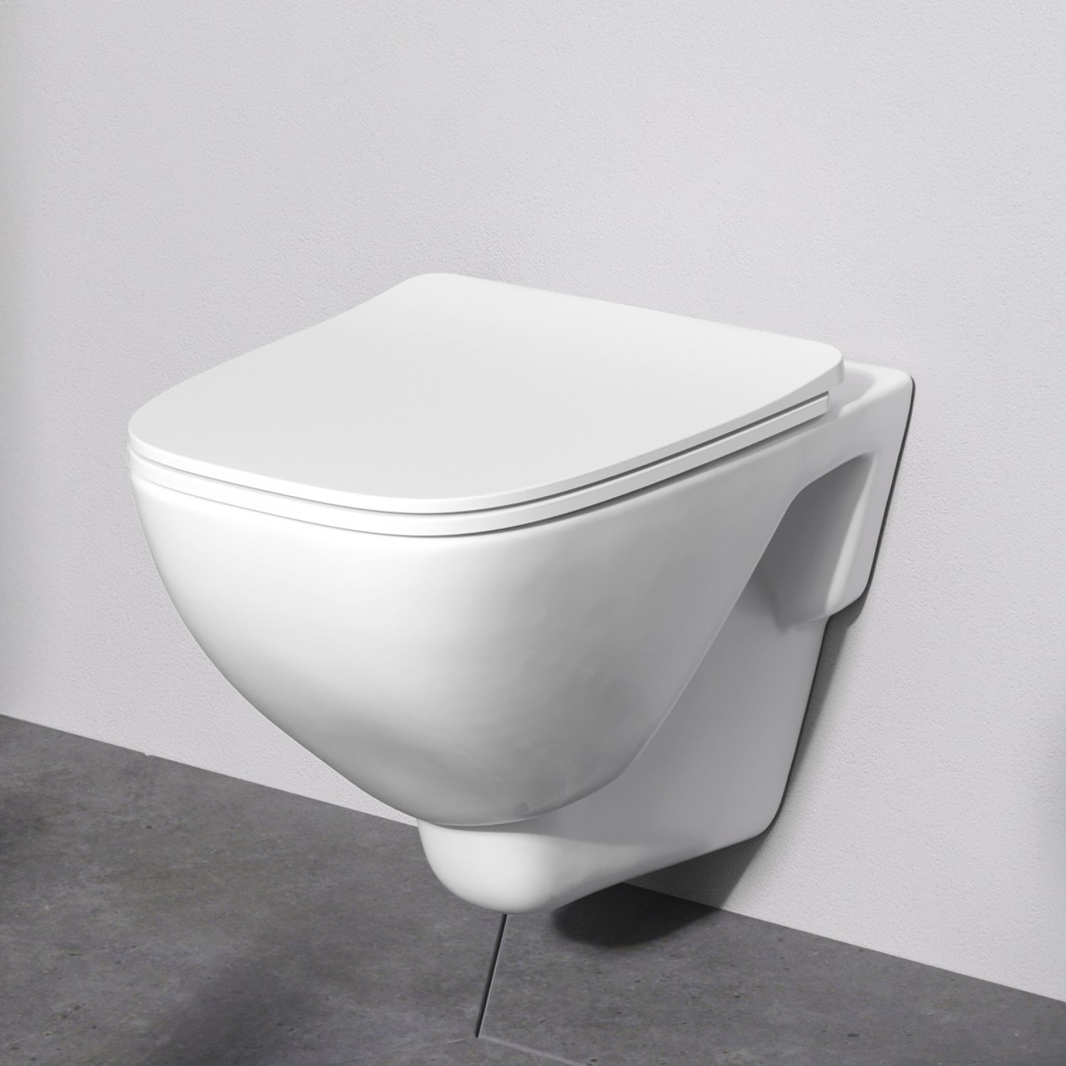 Miska WC wisząca toaleta FlashClean z miękko zamykającą się deską sedesową, X-Joy biała CXA1700SC AM.PM