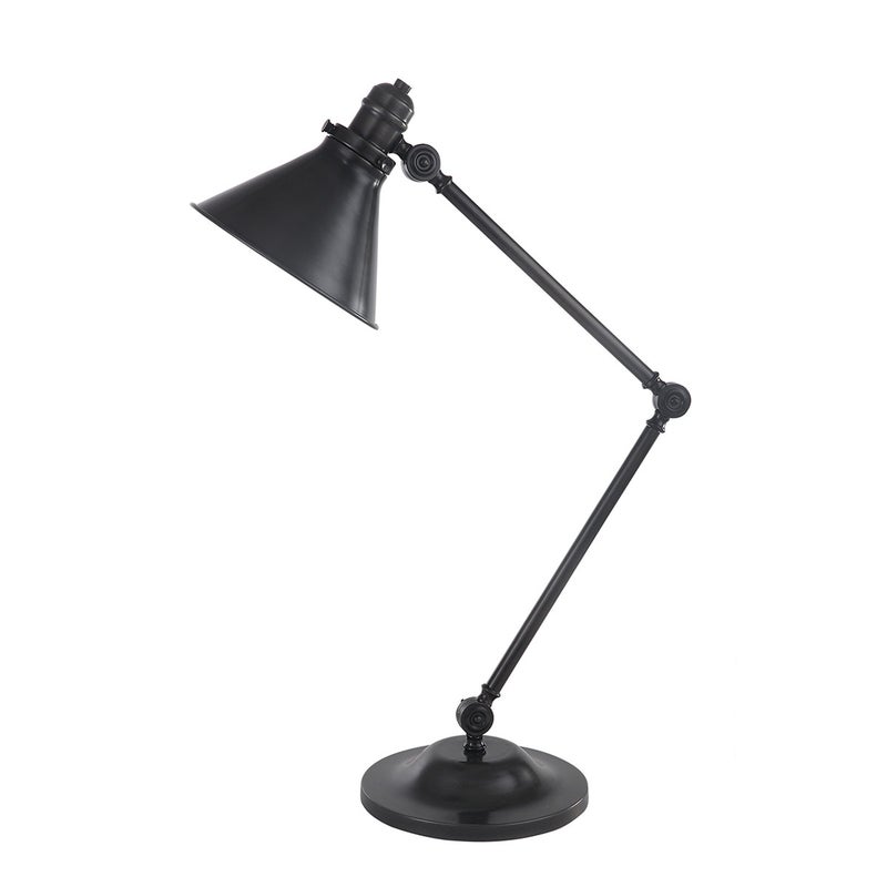 Lampka biurkowa retro Provence stary brąz Elstead