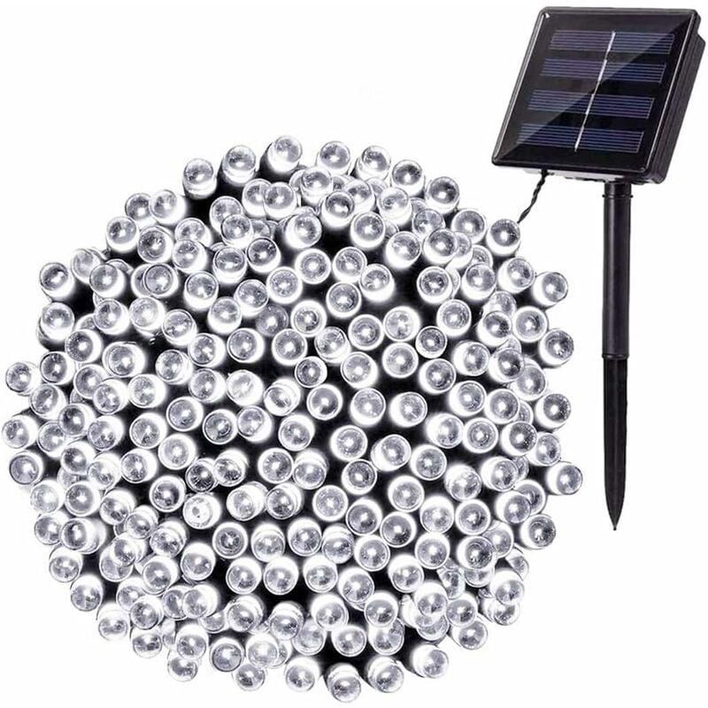FlkwoH Zewnętrzna Girlanda Solarna, BrizLabs 20M 200 LED Świąteczna Girlanda Świetlna Solarna Wodoodporna 8 Trybów Dekoracyjnych do Ogrodu Patio Drzew