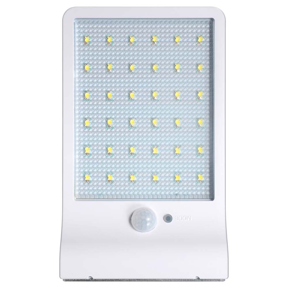 Lampa solarna 36LED 6V/2.5w 450 lumenów 6000K biały kinkiet zewnętrzny z czujnikiem ruchu kinkiet ogrodowy