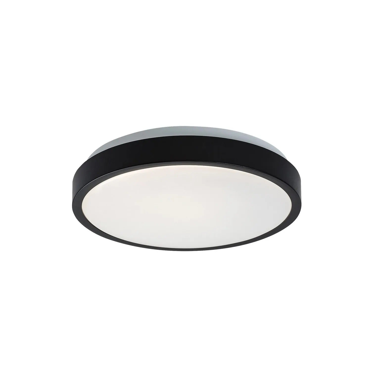 Plafon okrągły SAMIRA LED 18W Neutralna biel 1380lm czarno-biały wym:6x25x25cm IP44 Rabalux