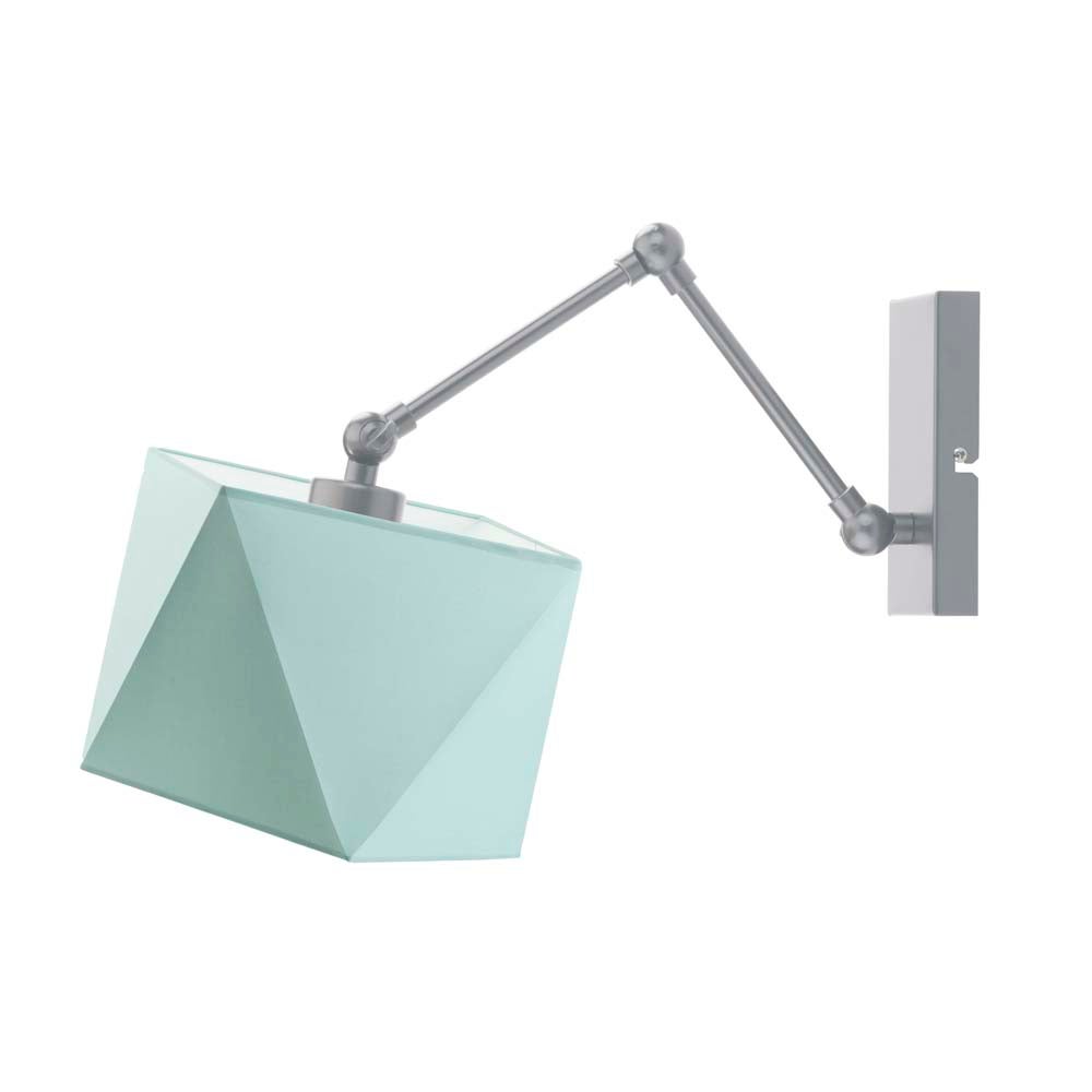 Kinkiet przegubowy lampa ścienna lampa na ścianę regulowany z abażurem diament SOUL