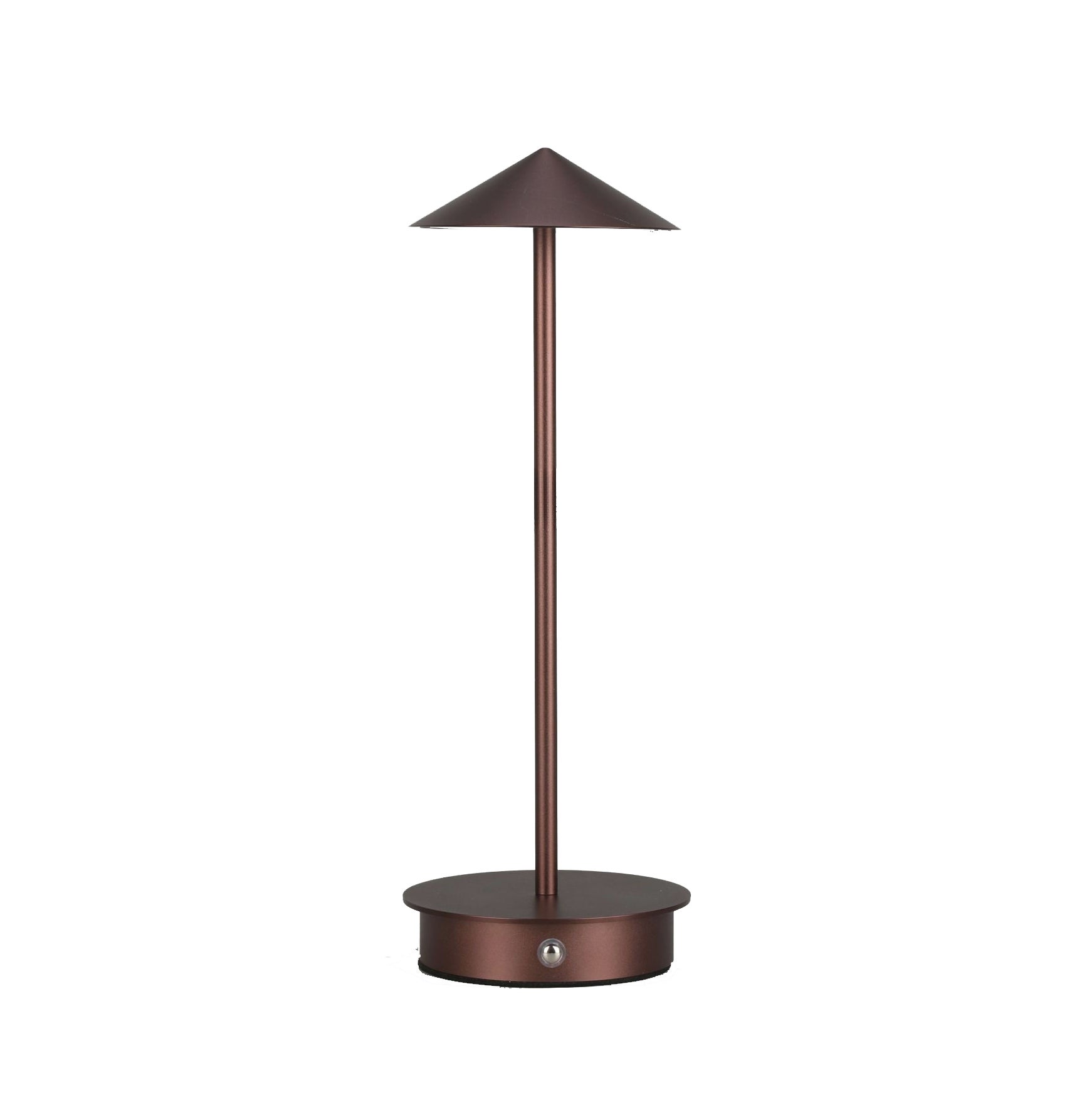 Kreatywna zewnętrzna lampka nocna, ładowalna lampa stołowa, kolor kawowy