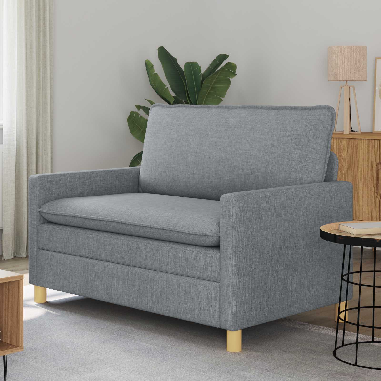 Sofa jasnoszary 126 x 81 x 87,5 cm vidaXL