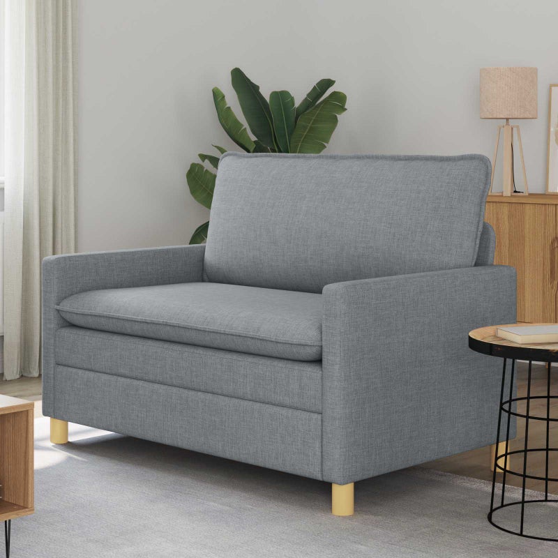 Sofa jasnoszary 126 x 81 x 87,5 cm vidaXL