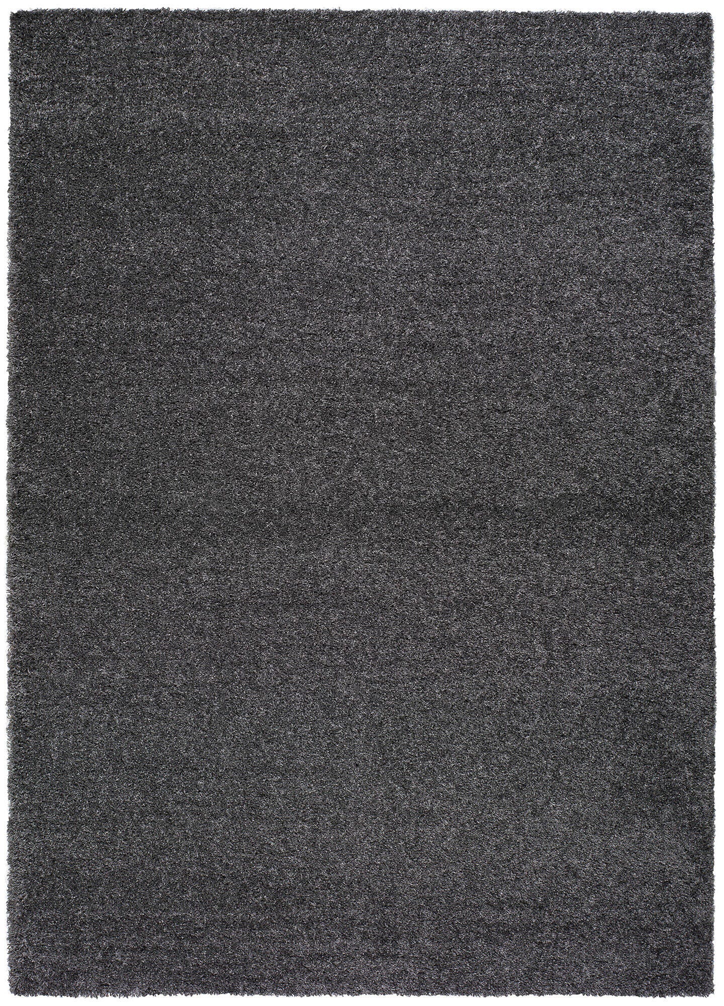 Dywan polipropylenowy Shaggy Norge 120x180cm z długim włosiem gładki szary antracyt
