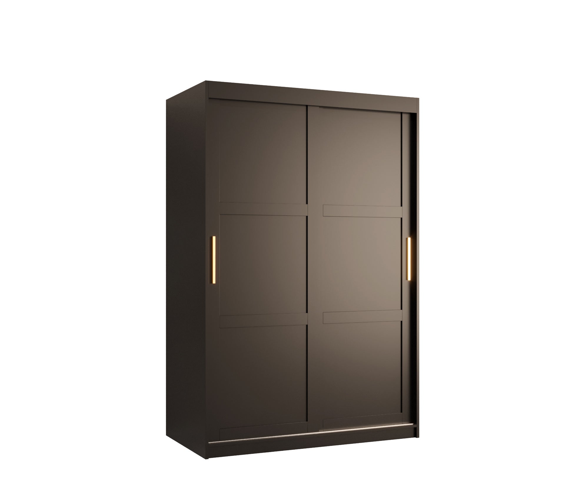 Szafa przesuwna garderoba RAMIRO 1 120 x 62 x 200 cm Czarny - Abiks Meble