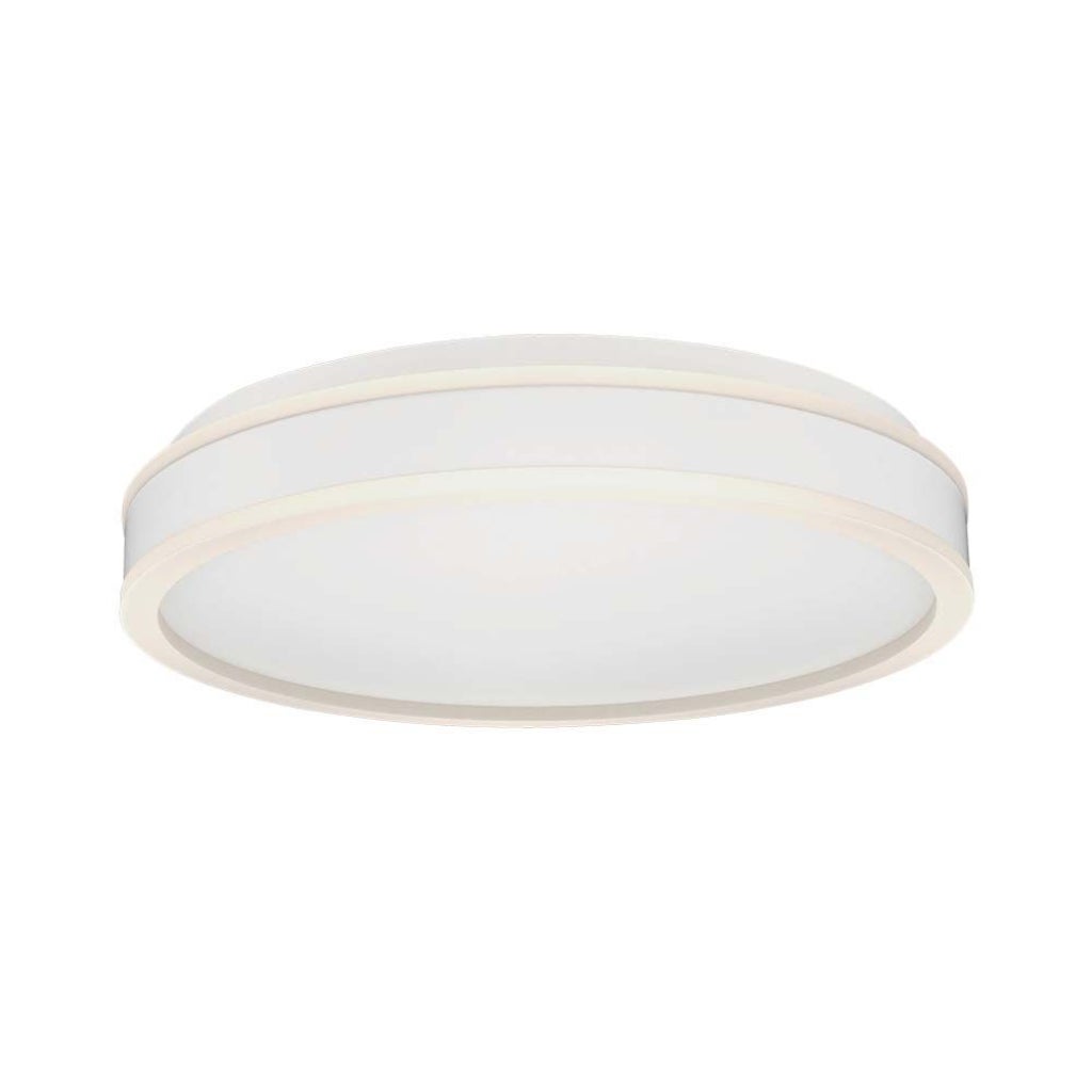 Lampa sufitowa LED 24 W, ściemnialna, triak, średnica: 450 mm, wysokość: 62 mm, biała, 4000 K