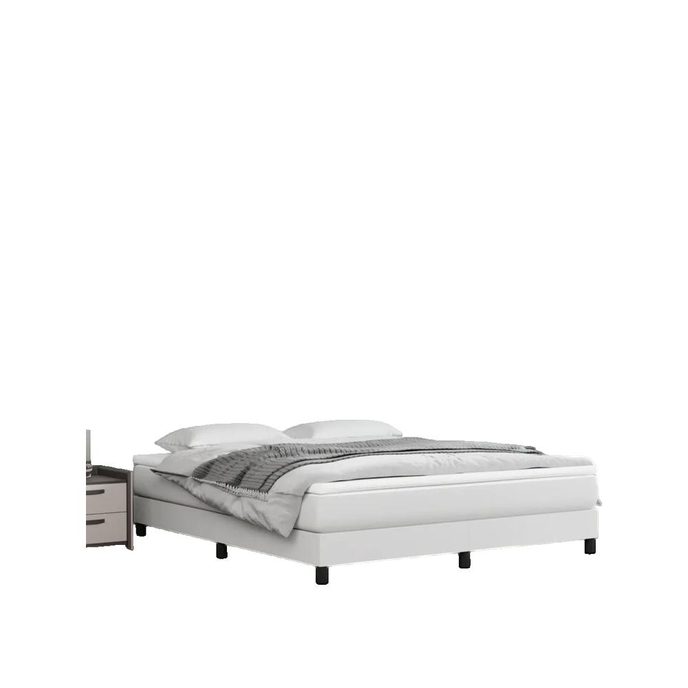 Materac vidaXL Z kieszeniami Biały 180x200 cm wygodny i trwały