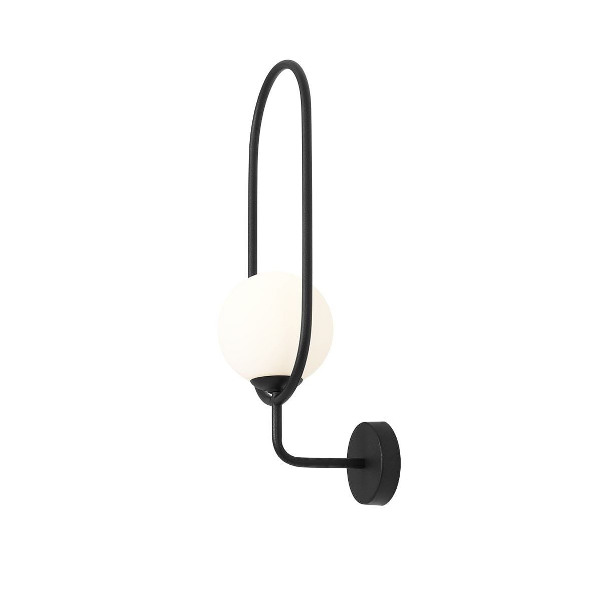 Lampa ścienna czarna RIVA Aldex 1086C1