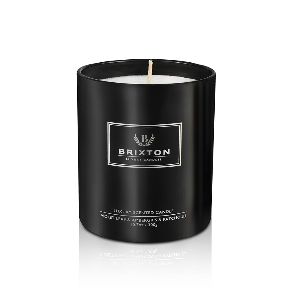 Świeca zapachowa BRIXTON 300g Violet Leaf & Ambergris & Patchouli