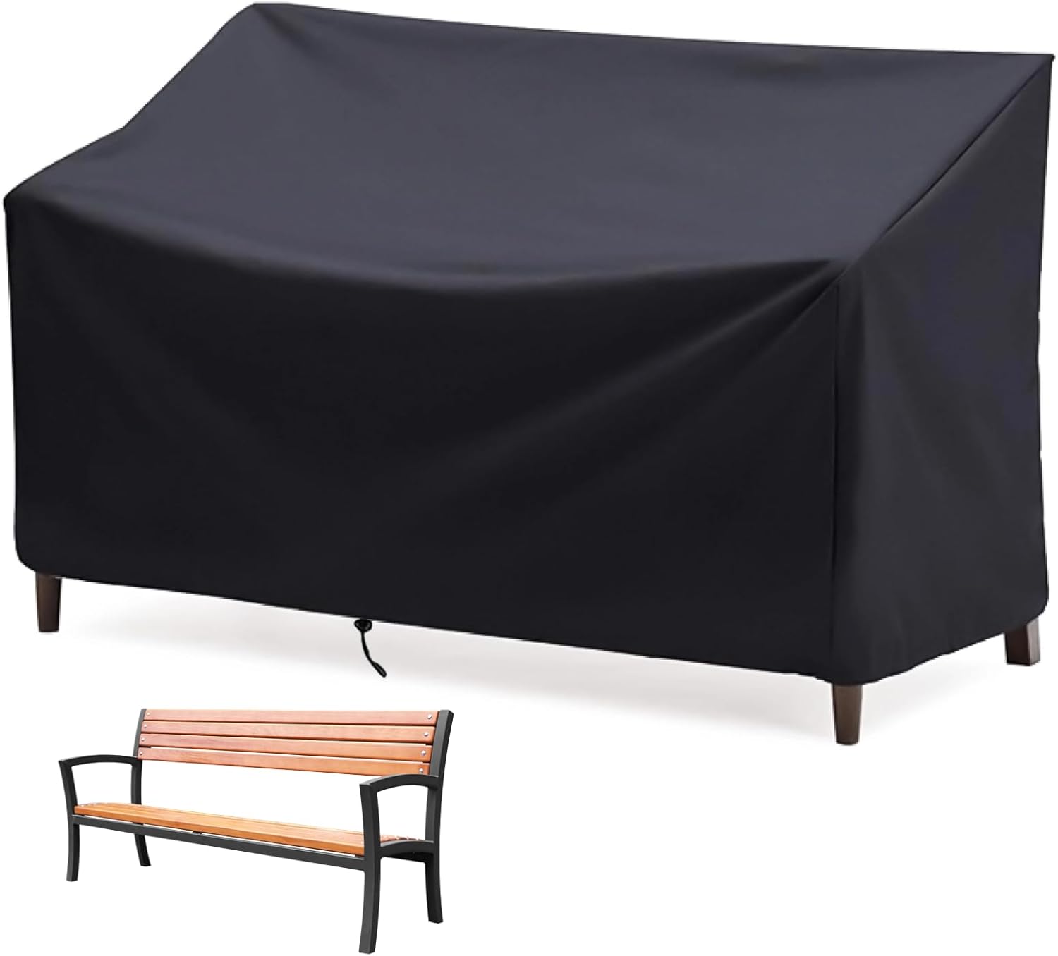 Pokrowiec ochronny na ławkę ogrodową na zewnątrz osobowy sofa dwuosobowa kanapa szybowiec pokrowiec ochronny na ławkę ogrodową x x cm