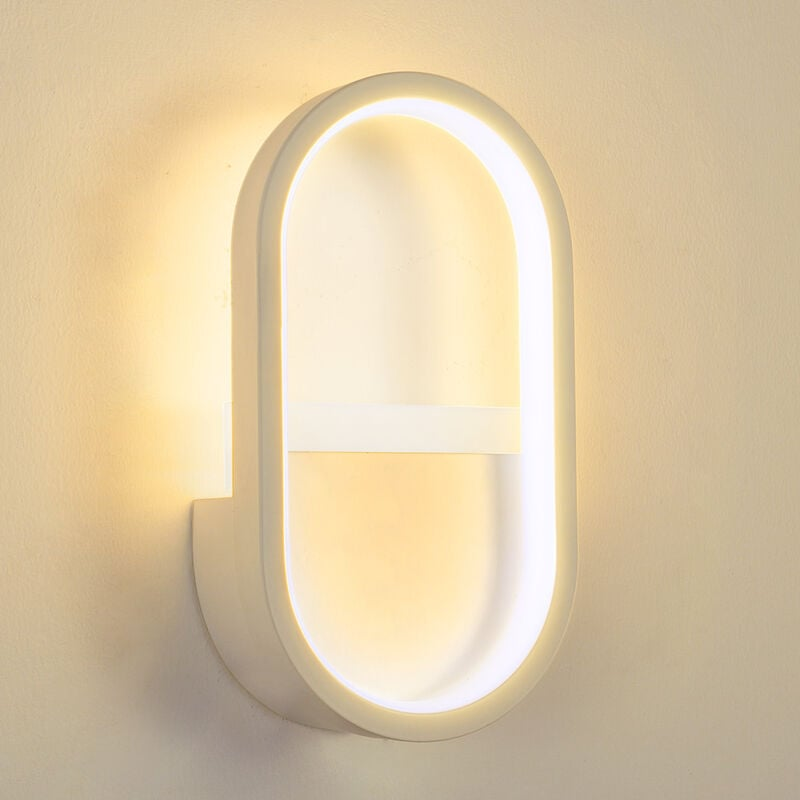 Lampa ścienna LED, 15W nowoczesna lampa wewnętrzna, kreatywna metalowa lampa na ścianę do sypialni, domu, korytarza, salonu, klatki schodowej