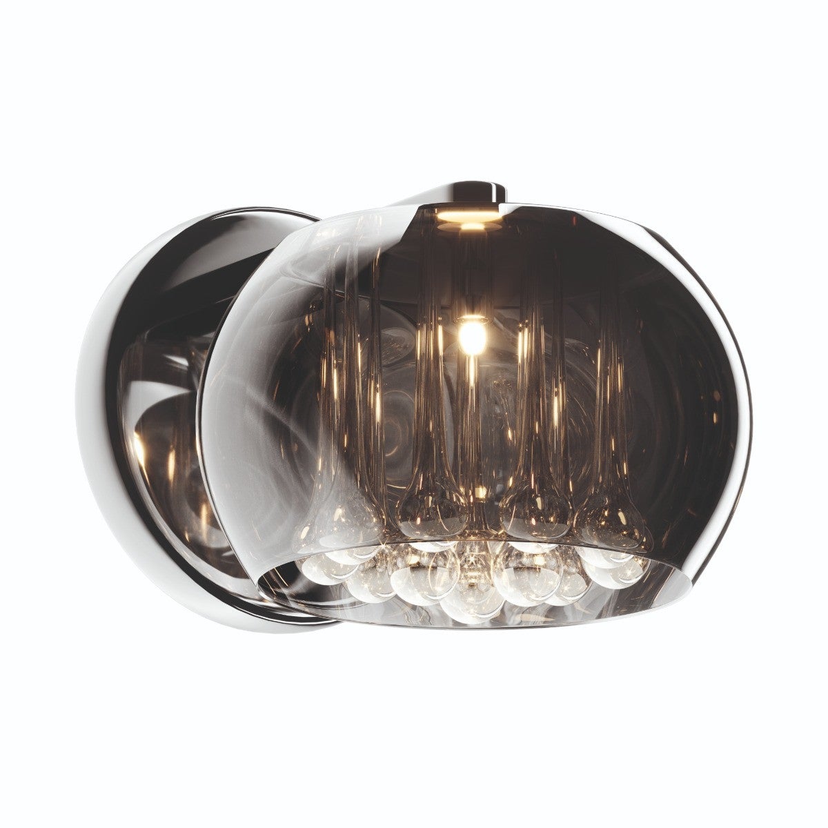 Kinkiet szklany z kryształkami G9 42W Crystal Zuma Line