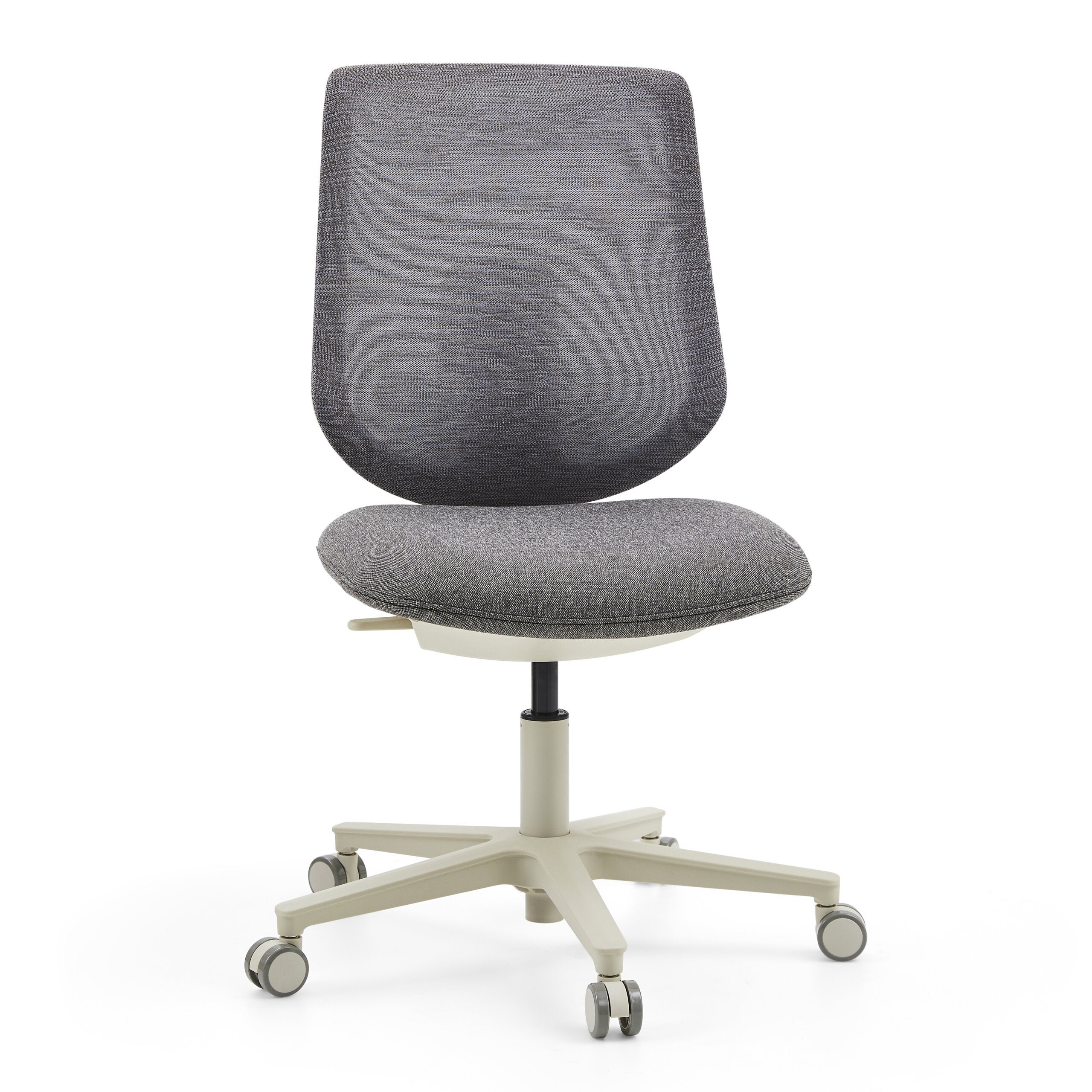 Krzesło biurowe Sitflex Lady siedzisko materiał / oparcie siatka szara hjh OFFICE
