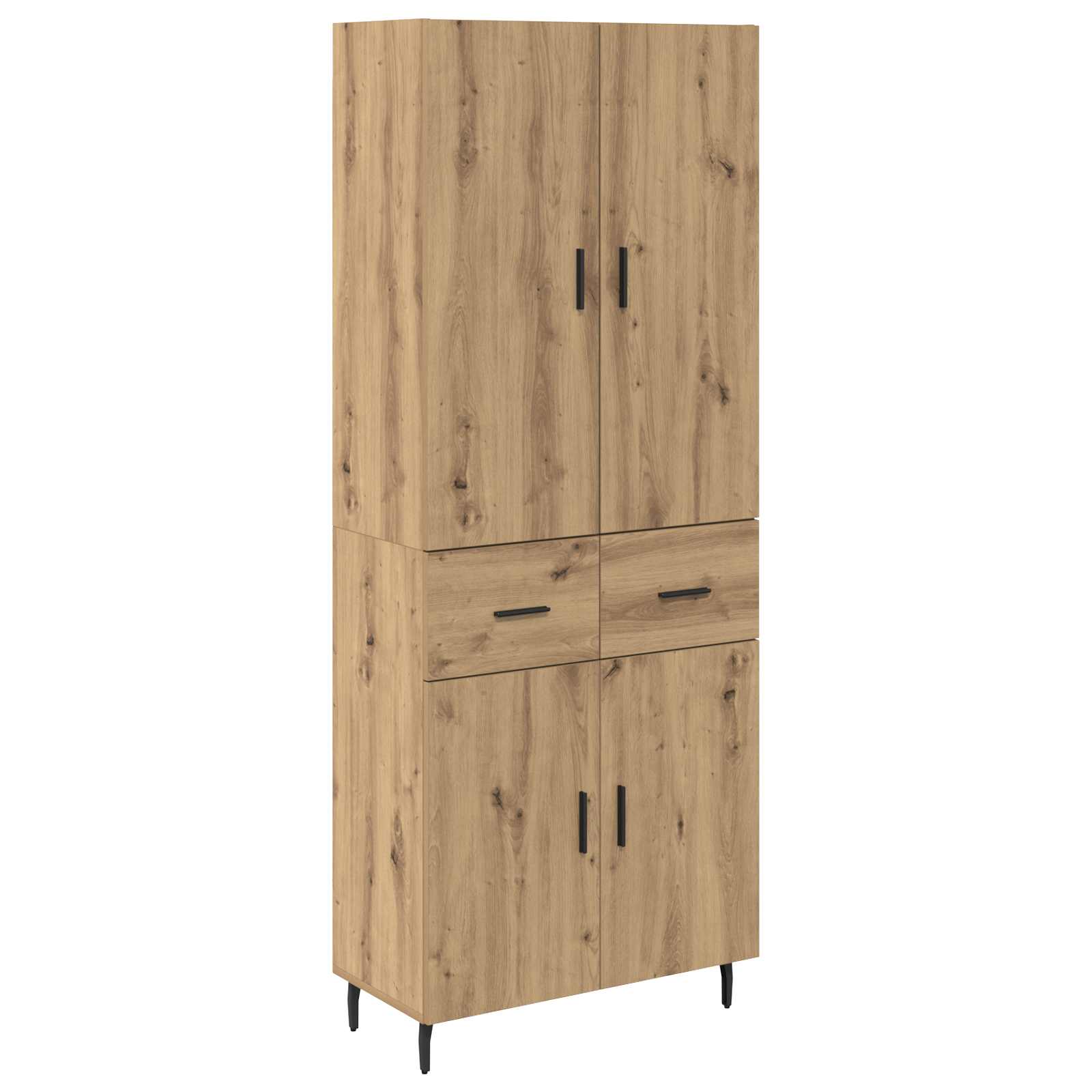 Highboard 2 pcs Dąb rzemieślniczy 69,5 x 34 x 180 cm