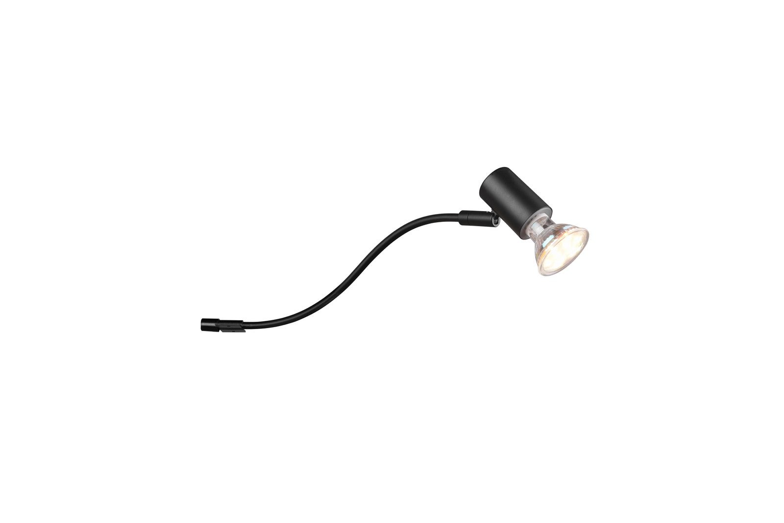 Kinkiet VESNOW czarny matowy 1xGU10x5W metal wym:11,4x5,4x34,3cm IP44 Trio