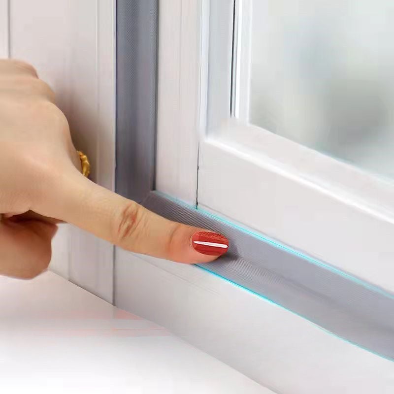 Uszczelka okienna 3M Cold Insulation, samoprzylepna uszczelka okienna i drzwiowa, dźwiękoszczelna i wiatroszczelna – szara