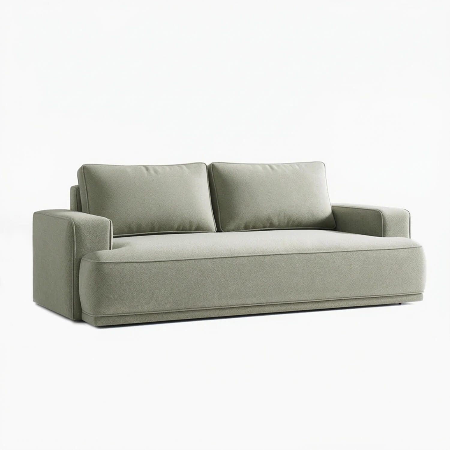 Sofa Rozkładana Kanapa z Funkcją Spania Dwuosobowa Do Salon Szara CAMELIA