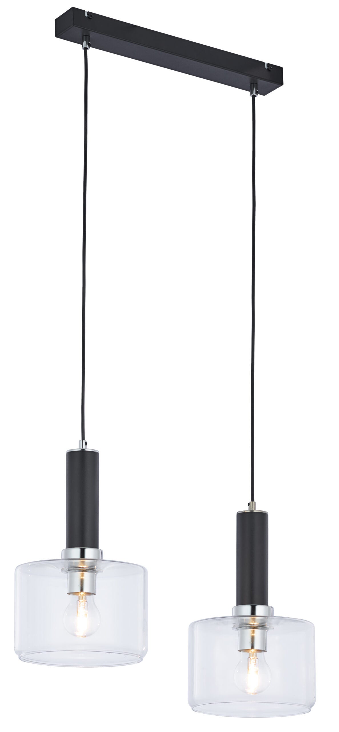 VANES lampa wisząca Jupiter srebrna E27 52x20x39-80 cm 1 szt.