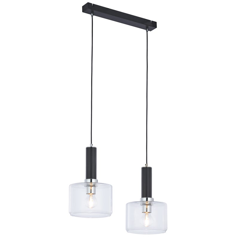 VANES lampa wisząca Jupiter srebrna E27 52x20x39-80 cm 1 szt.