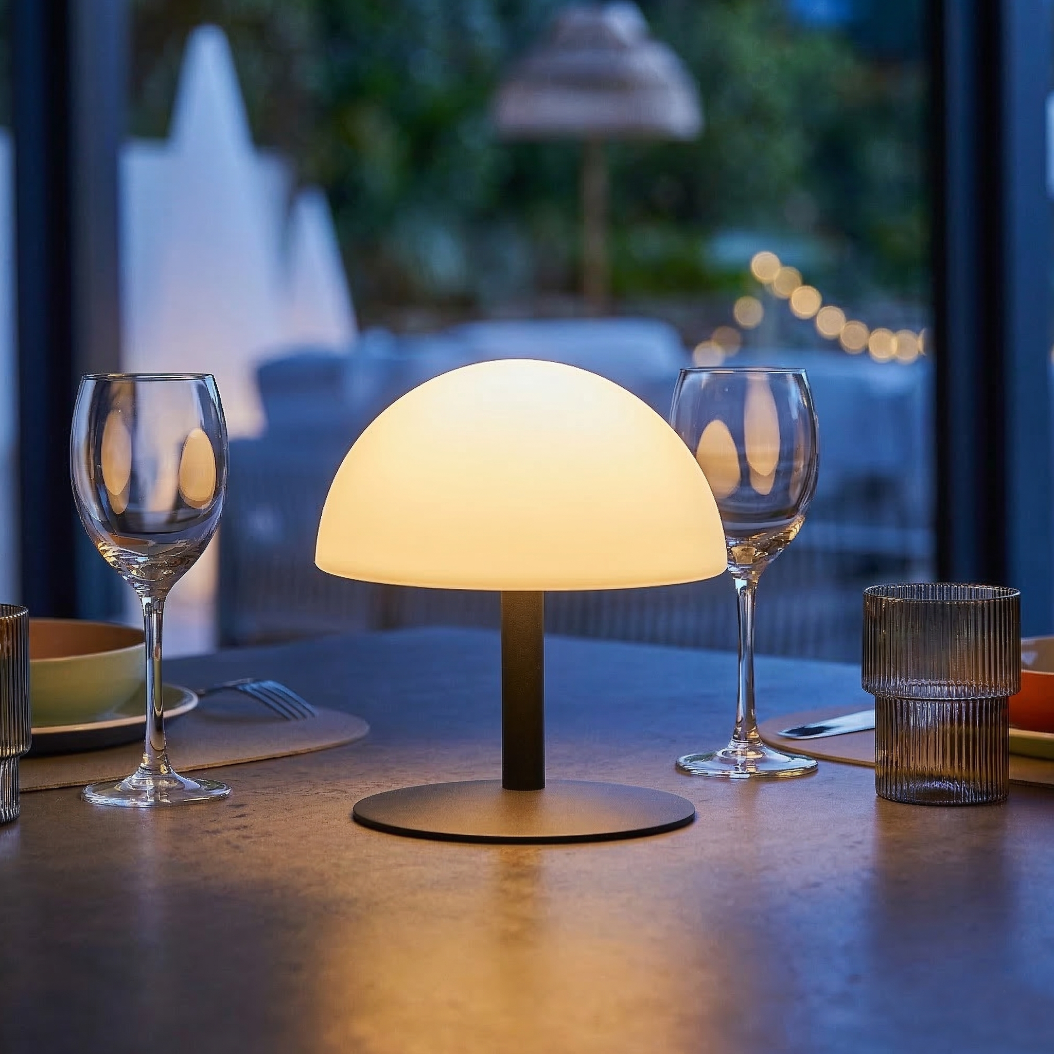 Lampa stołowa bezprzewodowa NEPTUNE ROCK H20cm