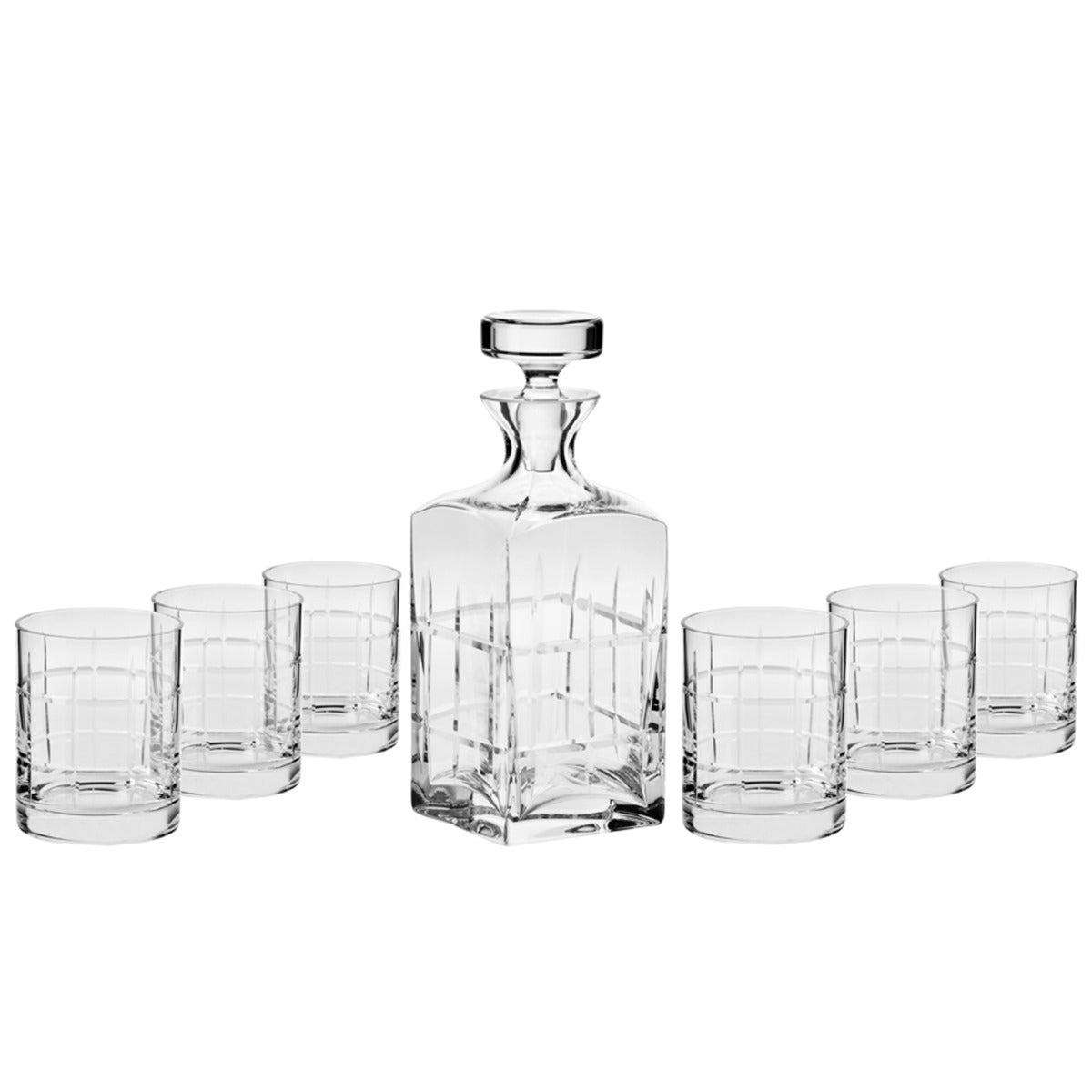 Komplet Do Whisky Noble KROSNO Karafka 1000 ml i 6 Szklanek 300 ml