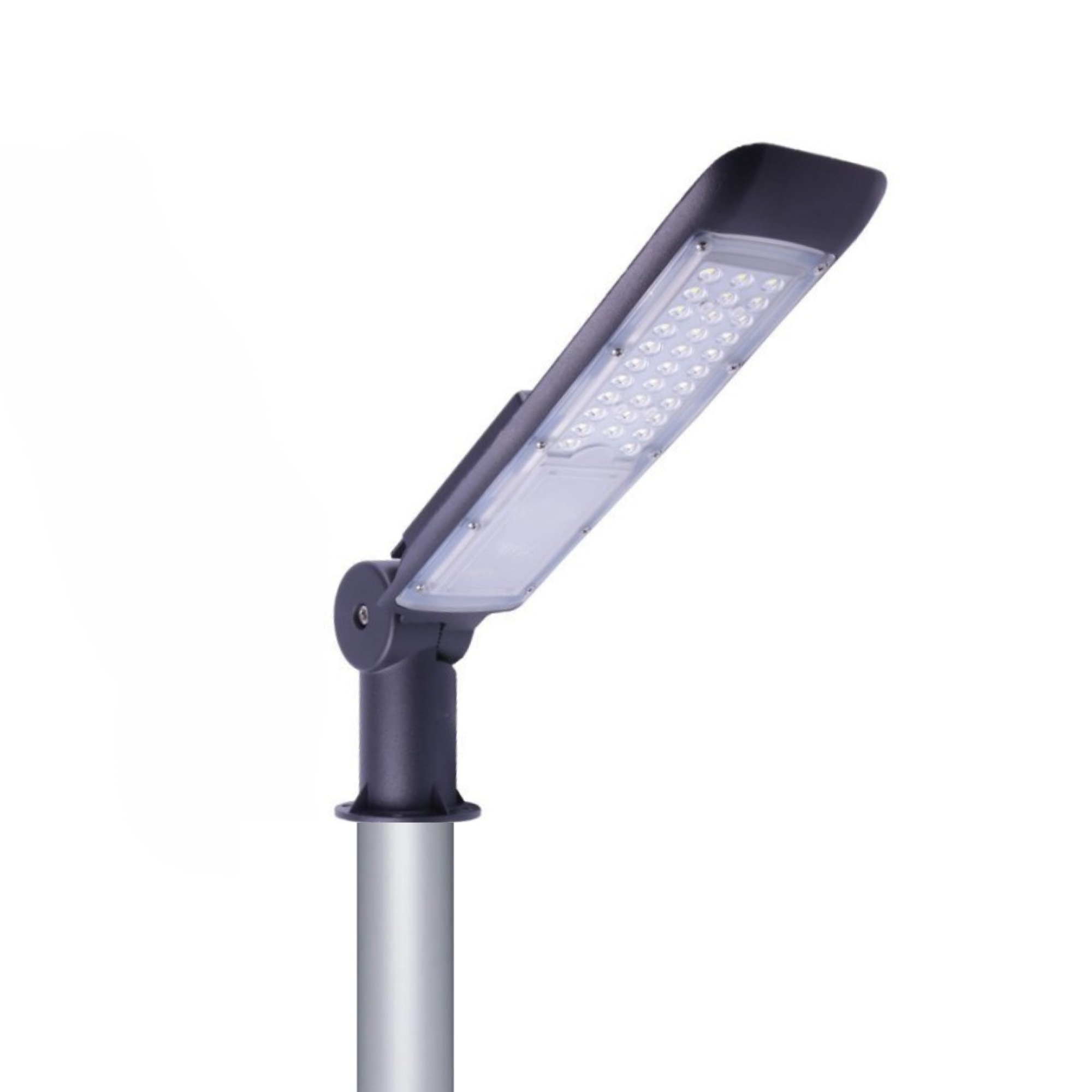 Zewnętrzny reflektor uliczny LED o dużej mocy, 30 W w chłodnej bieli 6000 K, 3000 lumenów, sterownik z zabezpieczeniem 4 kV, współczynnik mocy 0,95