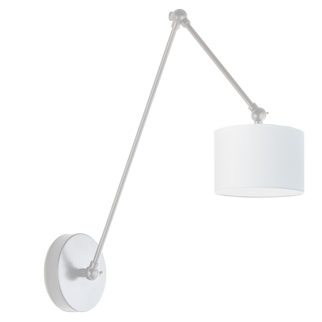 Kinkiet przegubowy lampa ścienna lampa na ścianę regulowany z abażurem walec SOUL II