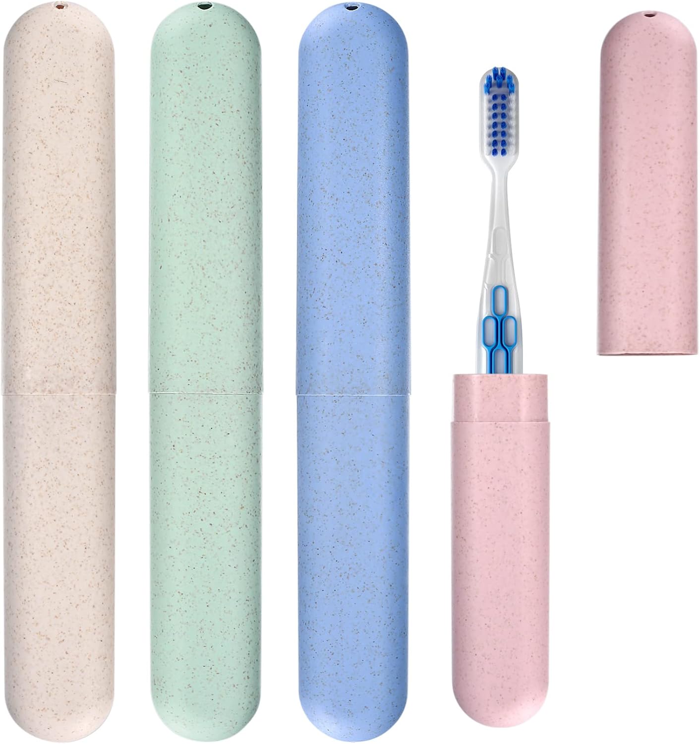 Zestaw 4 etui na szczoteczki do zębów, przenośne pudełko na szczoteczki podróżne, etui do przechowywania szczoteczek do zębów, uchwyt na szczoteczki d
