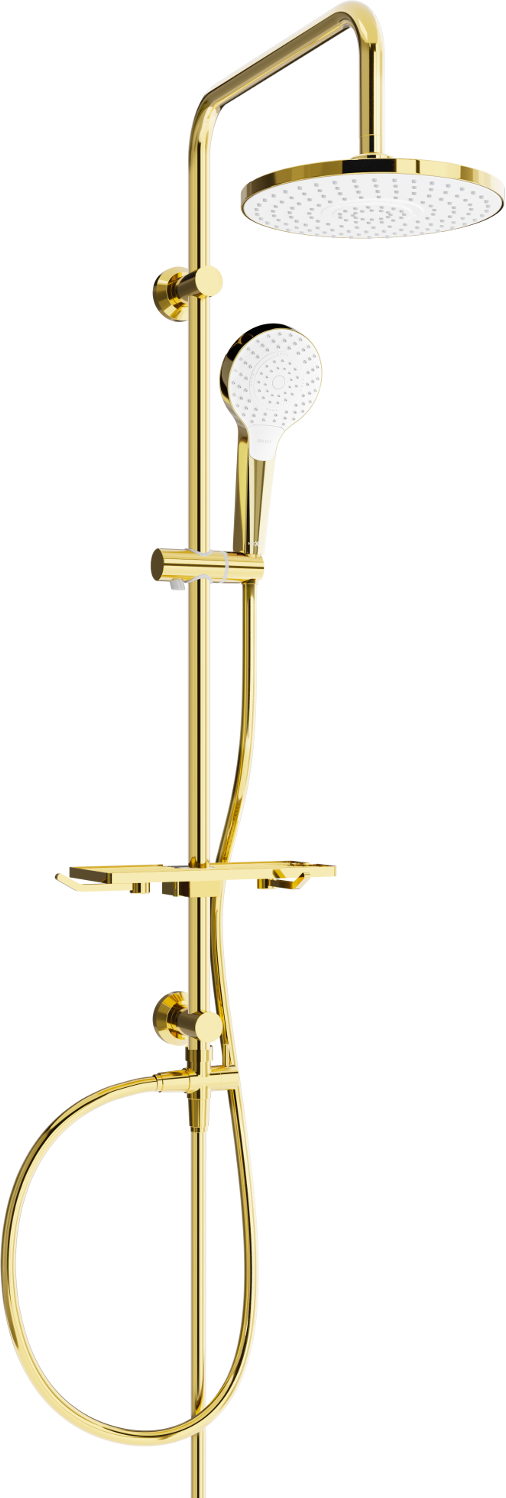 Mexen T05 kolumna prysznicowa, złota/biała - 798050593-50