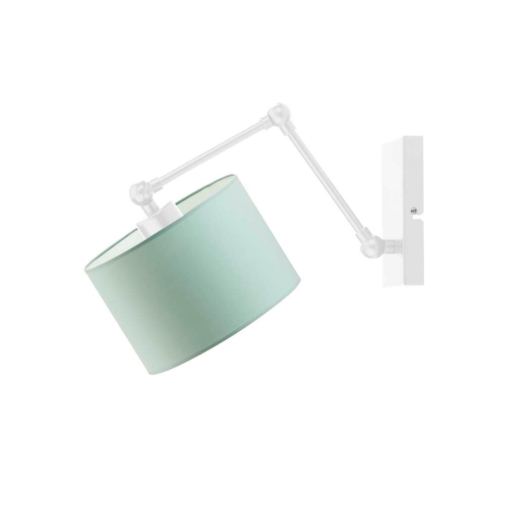 Kinkiet przegubowy lampa ścienna lampa na ścianę regulowany z abażurem walec SOUL